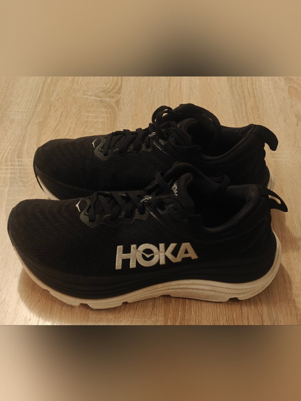 Hoka One One Gaviota 5 Black Women’s 7.5B Running Shoes Stability Sneakers